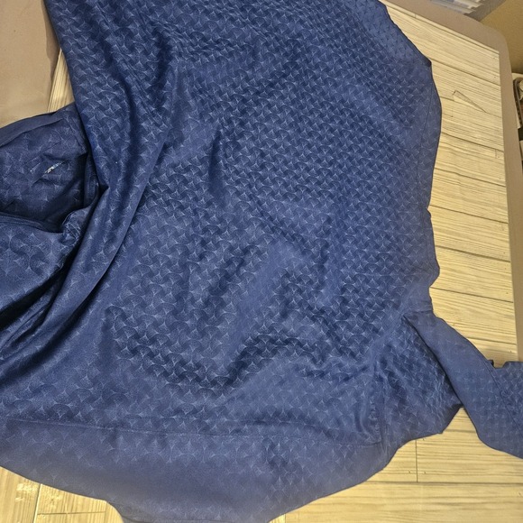 Robert Graham Shirt Mens 2XL Blue Wisdom Faith‎ Embroidered Back Flip Cuff - Picture 5 of 8